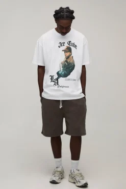 T-shirt Oversize Imprimé Licence Ice Cube