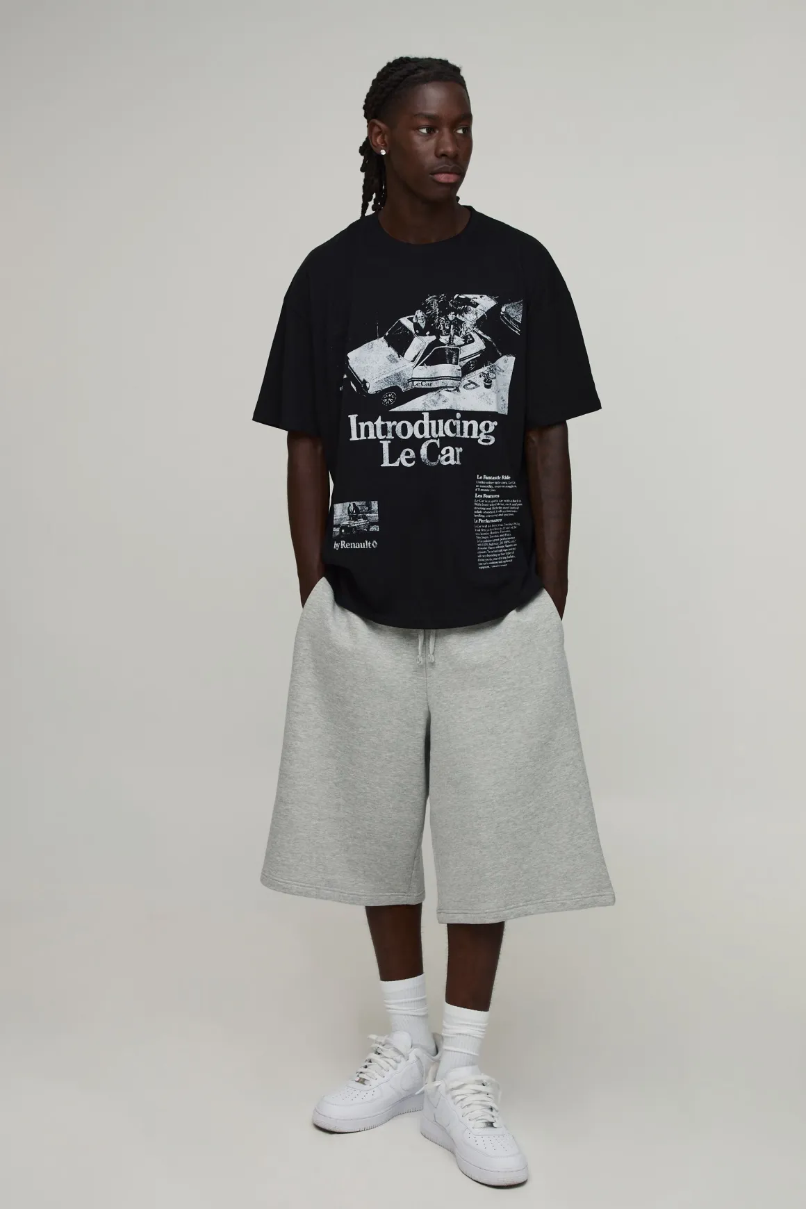 T-shirt Oversize Imprimé Licence Renault