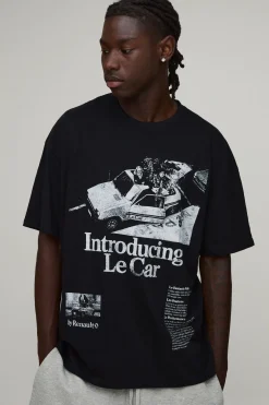 T-shirt Oversize Imprimé Licence Renault