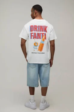 T-shirt Oversize Imprimé Licence Fanta