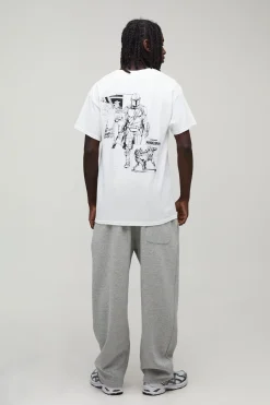 T-shirt Oversize À Imprimé Licence Mandalorian