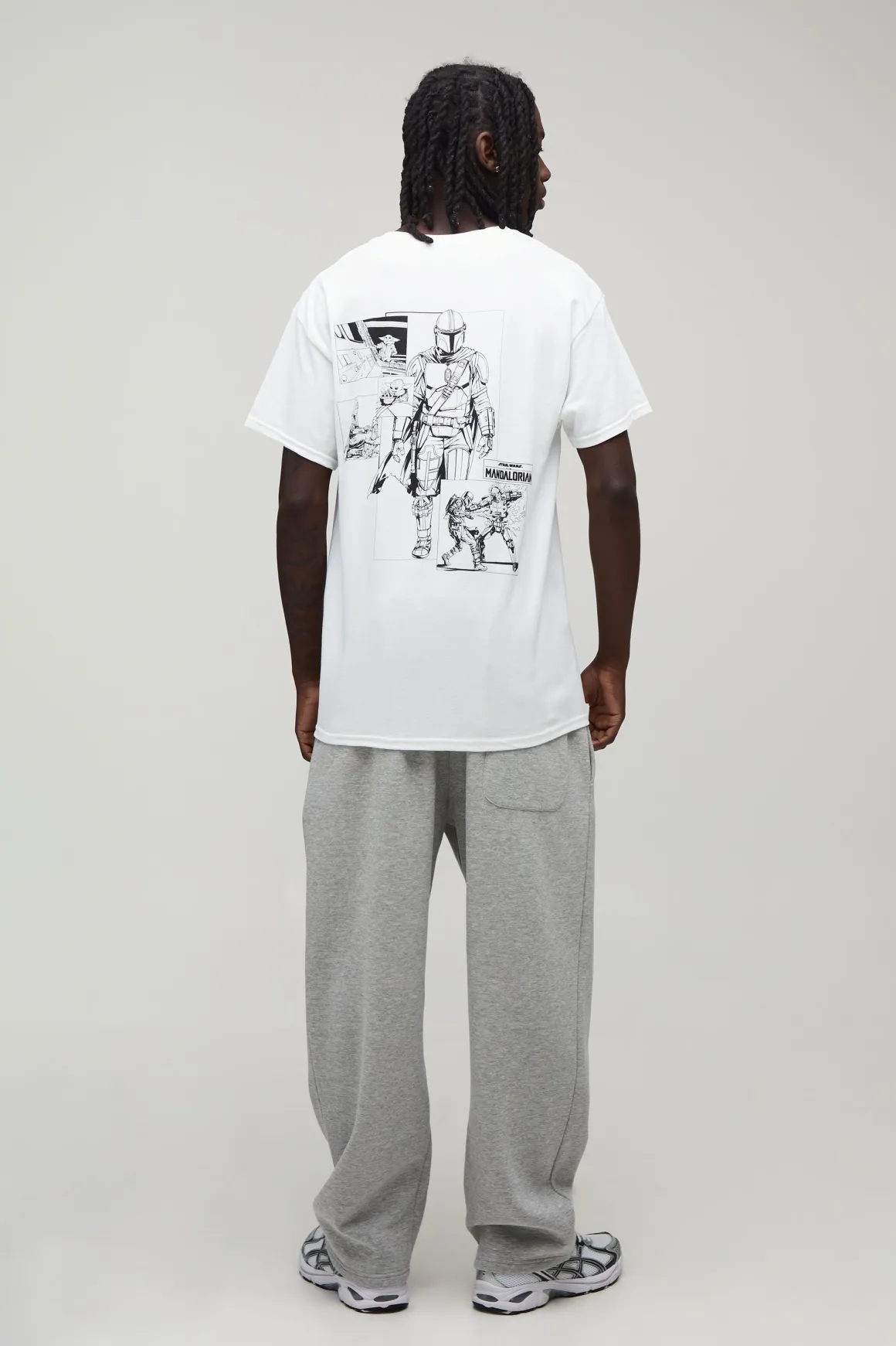 T-shirt Oversize À Imprimé Licence Mandalorian