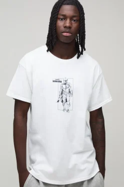 T-shirt Oversize À Imprimé Licence Mandalorian