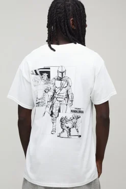 T-shirt Oversize À Imprimé Licence Mandalorian
