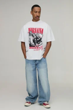 T-shirt Oversize Imprimé Licence Tournée Nirvana