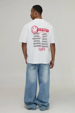 T-shirt Oversize Imprimé Licence Tournée Nirvana