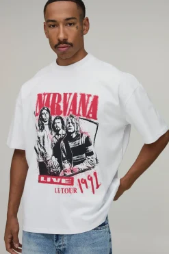 T-shirt Oversize Imprimé Licence Tournée Nirvana