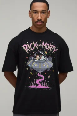 T-shirt Oversize À Imprimé Licence Rick & Morty