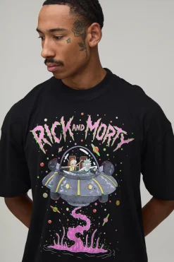 T-shirt Oversize À Imprimé Licence Rick & Morty