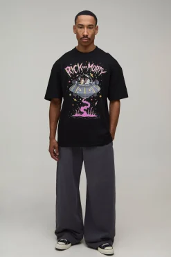T-shirt Oversize À Imprimé Licence Rick & Morty