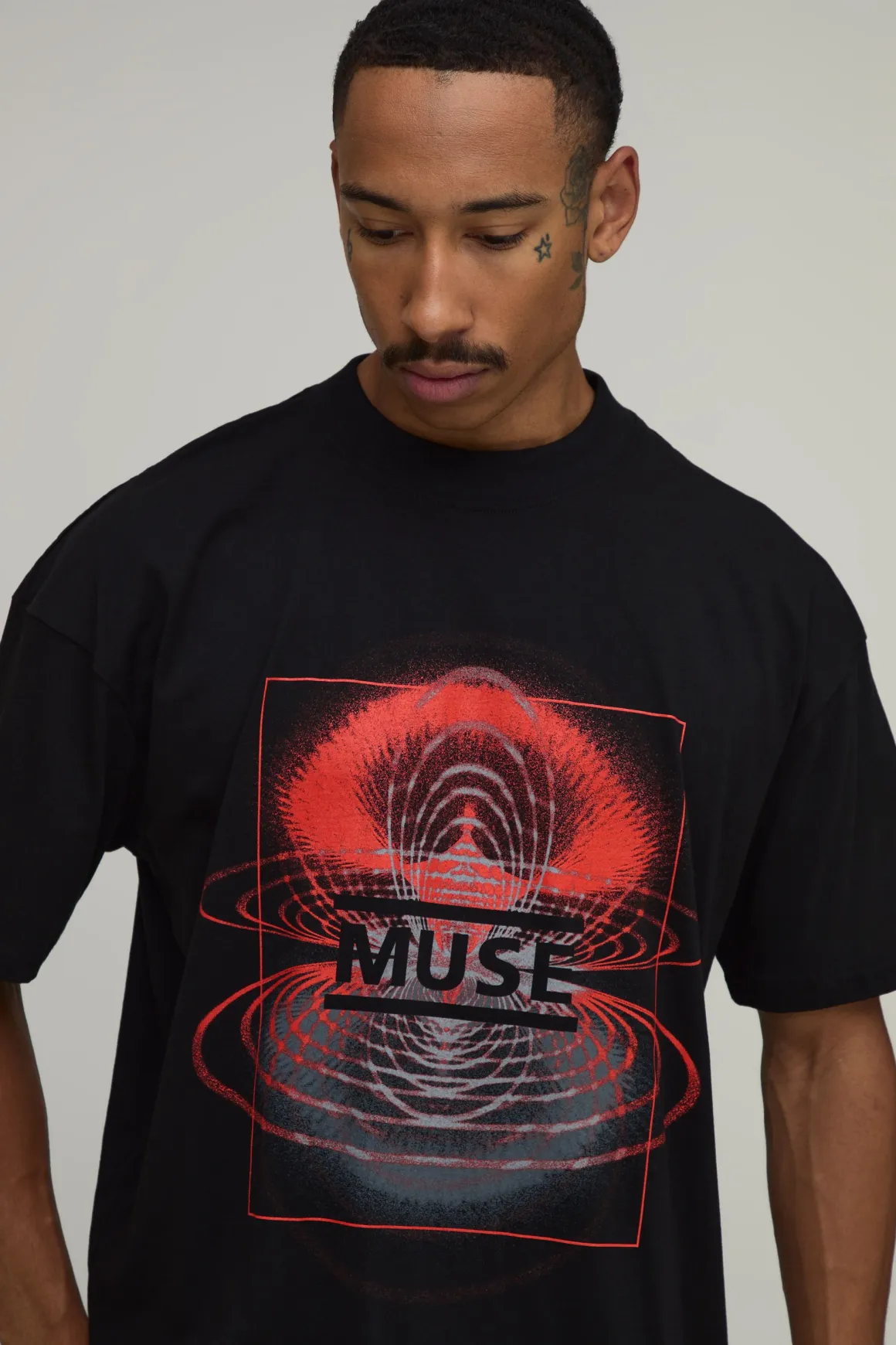 T-shirt Oversize Imprimé Licence Muse