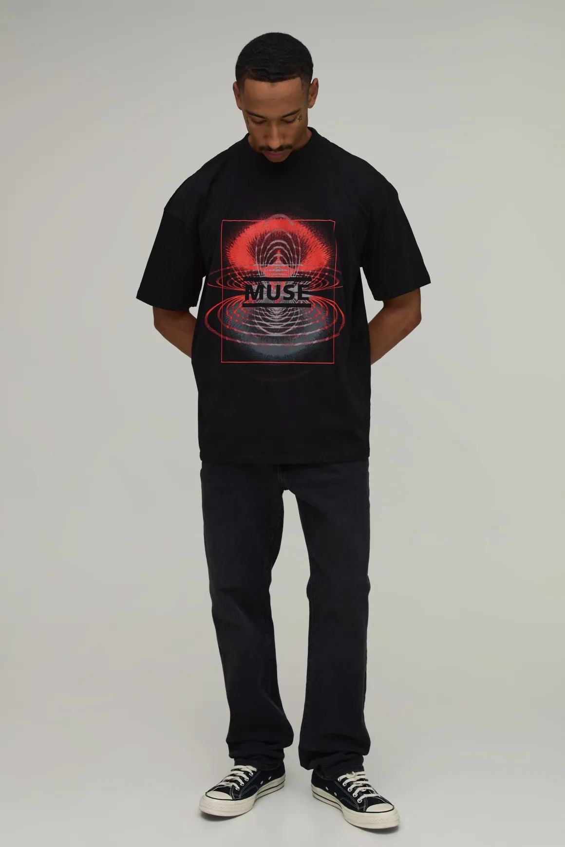 T-shirt Oversize Imprimé Licence Muse