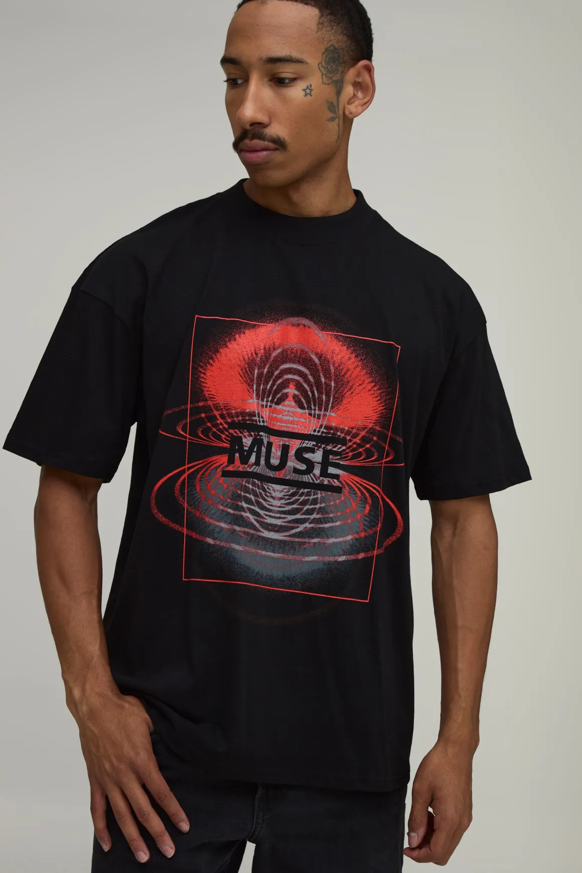 T-shirt Oversize Imprimé Licence Muse