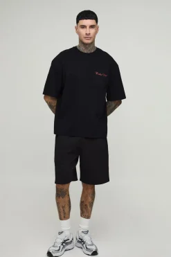 T-shirt Oversize Imprimé Manhattan Pour Homme Grand