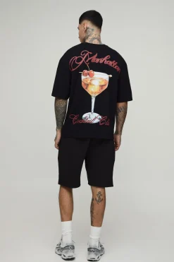 T-shirt Oversize Imprimé Manhattan Pour Homme Grand