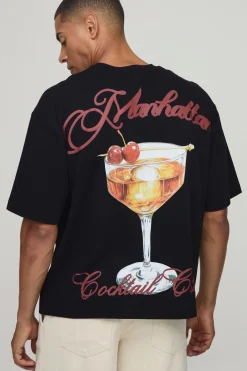 T-shirt Oversize Imprimé Manhattan
