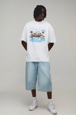 boohooMAN T-shirt Oversize Imprimé Monte Carlo Pour Homme Grand<Homme Tout Afficher|Tout Afficher