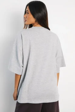 T-shirt Oversize Imprimé New York Coupe Boxy