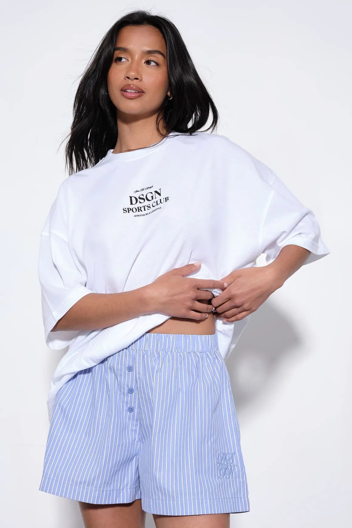 T-shirt Oversize À Imprimé Palmier Dsgn Studio
