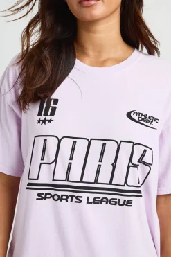 T-shirt Oversize Imprimé Paris Sports Leisure