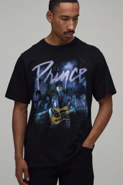 T-shirt Oversize Imprimé Prince Sous Licence