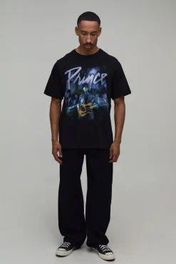 T-shirt Oversize Imprimé Prince Sous Licence