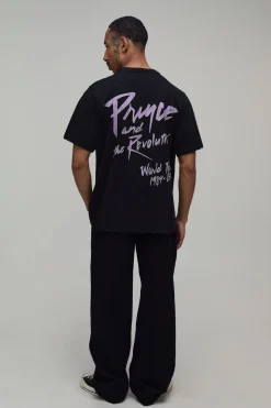 T-shirt Oversize Imprimé Prince Sous Licence