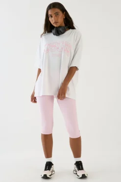 DSGN Studio T-shirt Oversize À Imprimé Rayures Universitaires<Femme Dsgn Studio|Athleisure
