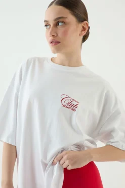 DSGN Studio T-shirt Oversize Imprimé Resort Club<Femme Dsgn Studio|Tops