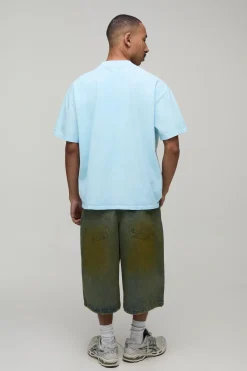 T-shirt Oversize À Imprimé Smiley Tie-dye