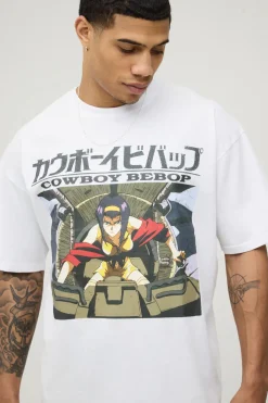 T-shirt Oversize Imprimé Sous Licence Cowboy Bebop