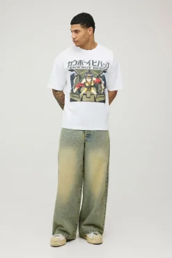 T-shirt Oversize Imprimé Sous Licence Cowboy Bebop
