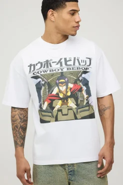 T-shirt Oversize Imprimé Sous Licence Cowboy Bebop
