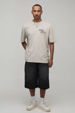 T-shirt Oversize Imprimé Sous Licence Cafe Del Mar