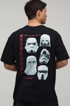 boohooMAN T-shirt Oversize Imprimé Sous Licence Mandalorian Stormtroopers<Homme T-Shirts Impriméstendances|T-Shirts