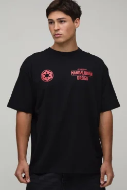 boohooMAN T-shirt Oversize Imprimé Sous Licence Mandalorian Stormtroopers<Homme T-Shirts Impriméstendances|T-Shirts