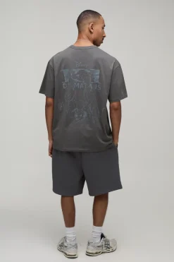 boohooMAN T-shirt Oversize Imprimé Sous Licence Les 101 Dalmatiens<Homme T-Shirts Impriméstendances|T-Shirts