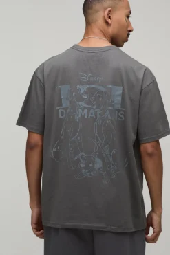 boohooMAN T-shirt Oversize Imprimé Sous Licence Les 101 Dalmatiens<Homme T-Shirts Impriméstendances|T-Shirts