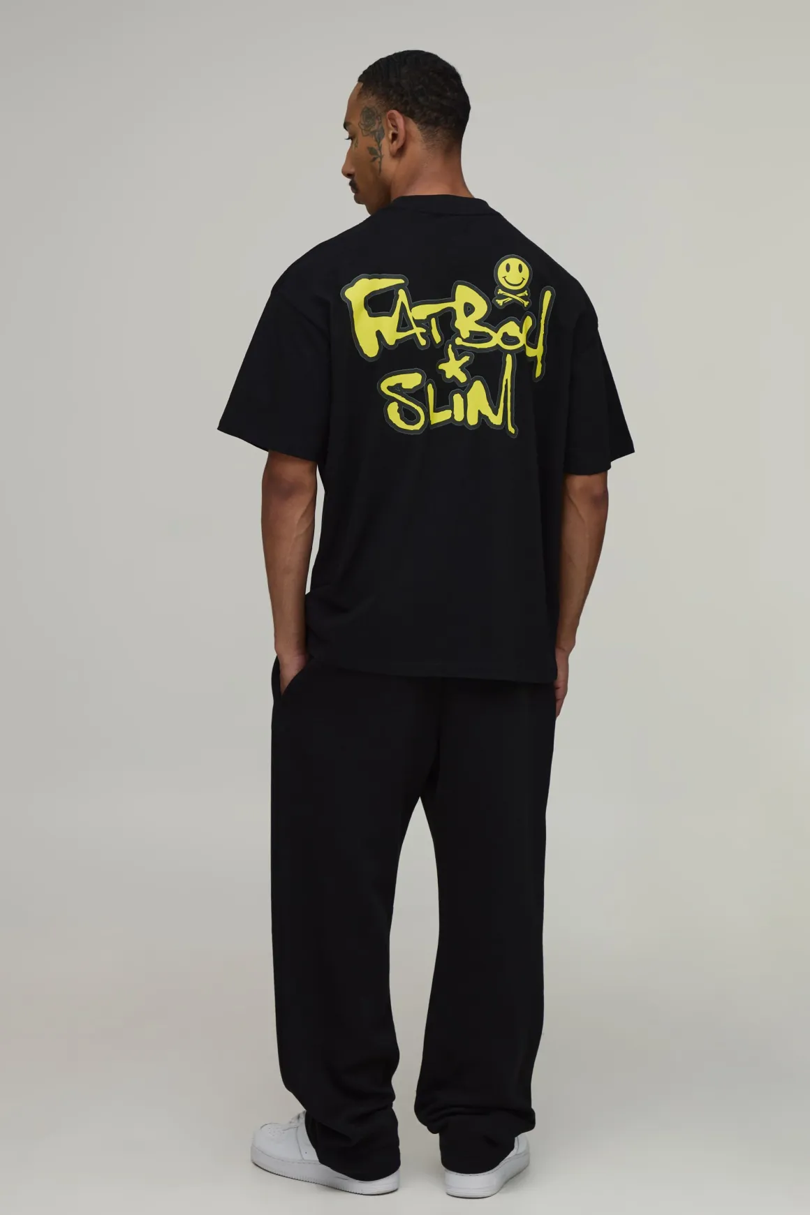 T-shirt Oversize À Imprimé Sous Licence Fat Boy Slim