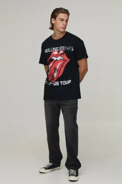 T-shirt Oversize Imprimé Sous Licence The Rolling Stones