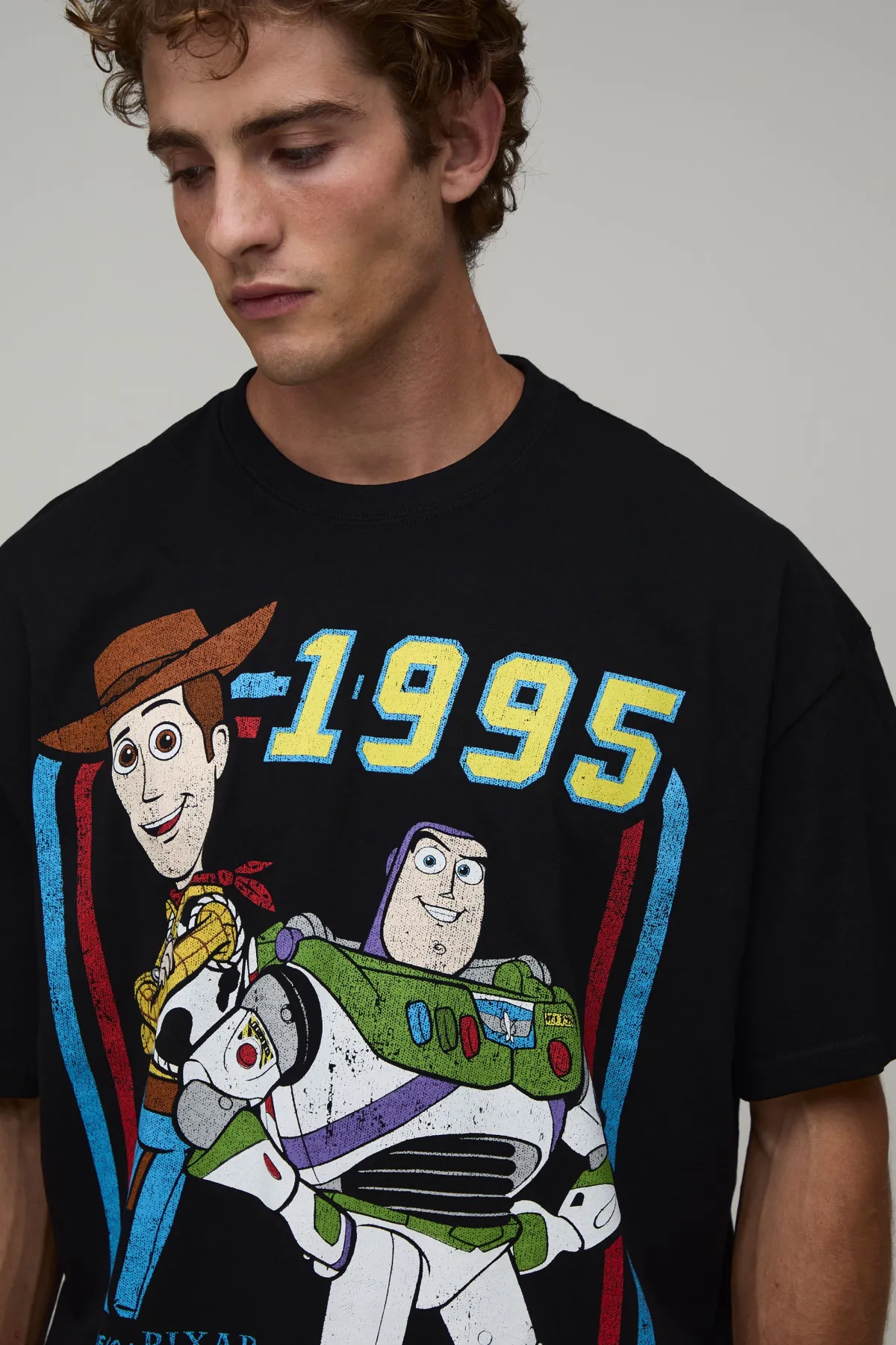 boohooMAN T-shirt Oversize Imprimé Sous Licence Toy Story<Homme T-Shirts Impriméstendances|T-Shirts