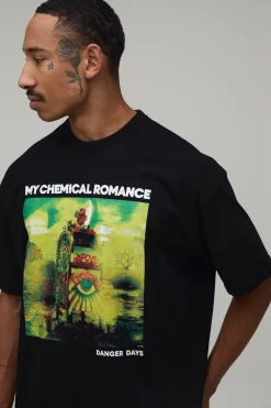 T-shirt Oversize Imprimé Sous Licence My Chemical Romance