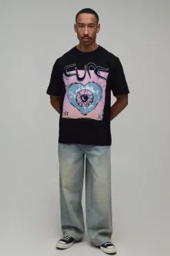 T-shirt Oversize Imprimé Sous Licence The Cure Friday I'm In Love