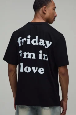 T-shirt Oversize Imprimé Sous Licence The Cure Friday I'm In Love