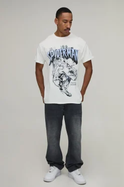 T-shirt Oversize Imprimé Sous Licence Spiderman