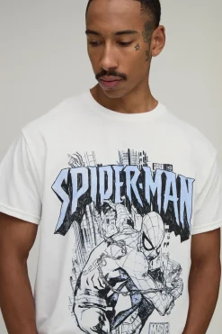 T-shirt Oversize Imprimé Sous Licence Spiderman