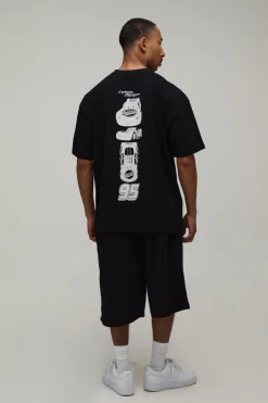 T-shirt Oversize Imprimé Sous Licence Flash Mcqueen