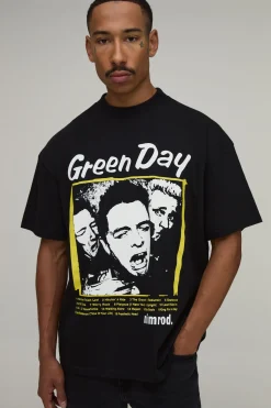 T-shirt Oversize À Imprimé Sous Licence Nimrod Green Day