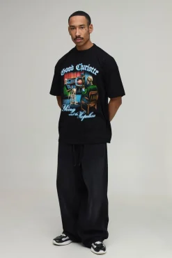 T-shirt Oversize Imprimé Sous Licence Good Charlotte