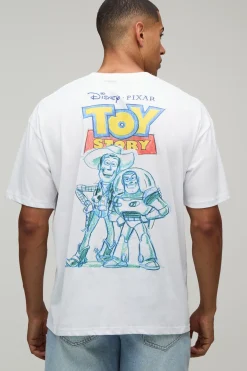 boohooMAN T-shirt Oversize Imprimé Sous Licence Disney Toy Story<Homme T-Shirts Impriméstendances|T-Shirts